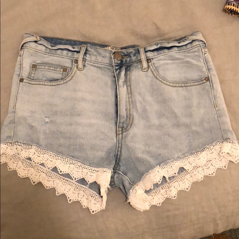 Free People Jean Shorts